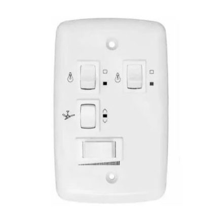 CONTROLE 3 VELOCIDADES PARA VENTILADOR 2 LÂMPADAS OFICINA DO ELETRÔNICO